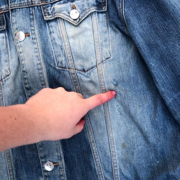 True Religion Jean Jacket XXL Jimmy Trucker Jacket Blue - Picture 4 of 12